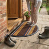 Half Moon Rainbow Multicolor Entrance Mat