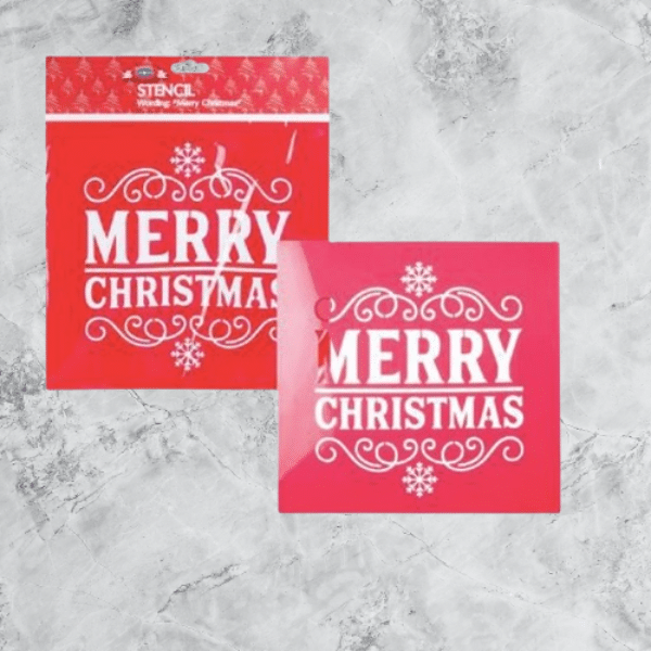 Festive Christmas Craft Stencil – 24 cm