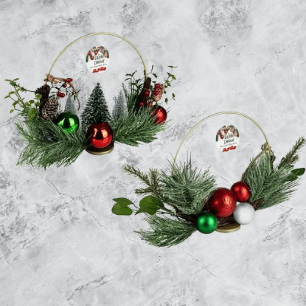 Festive Pine Table Centrepiece – 30cm