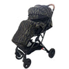 Foldable Multifunctional Baby Stroller in black with a stylish design, perfect for comfort and safety during outings.
