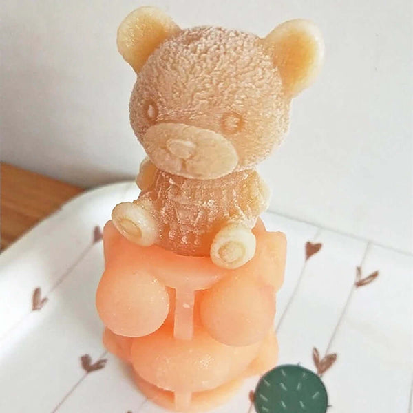 Perfect Dealz Fun Bear-Shaped Silicone Ice Cube and Chocolate Mold
