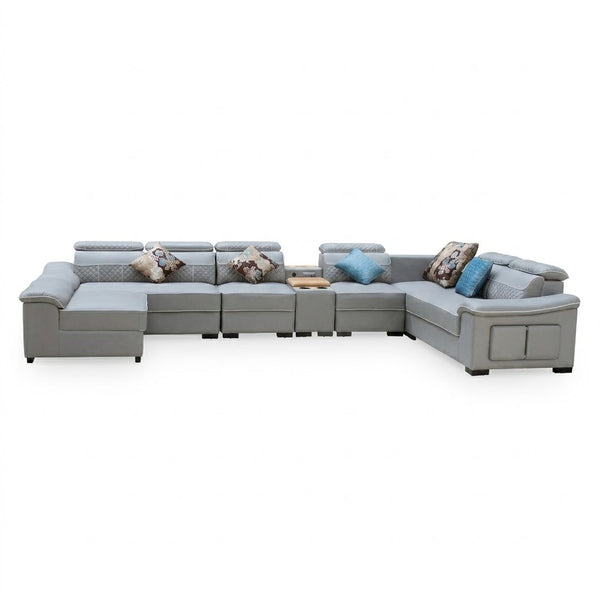 Spacious Brooklyn Cinema Corner Couch with decorative pillows, ideal for home entertainment and family gatherings.