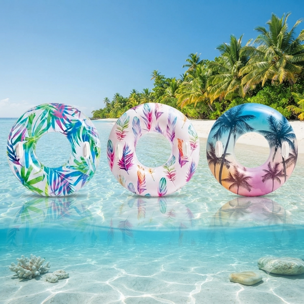 Tropical Circular Float Swim Ring