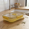 Acrylic Rectangle Fresh Food Storage Box