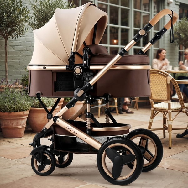2 in 1 Foldable Pram Baby Stroller