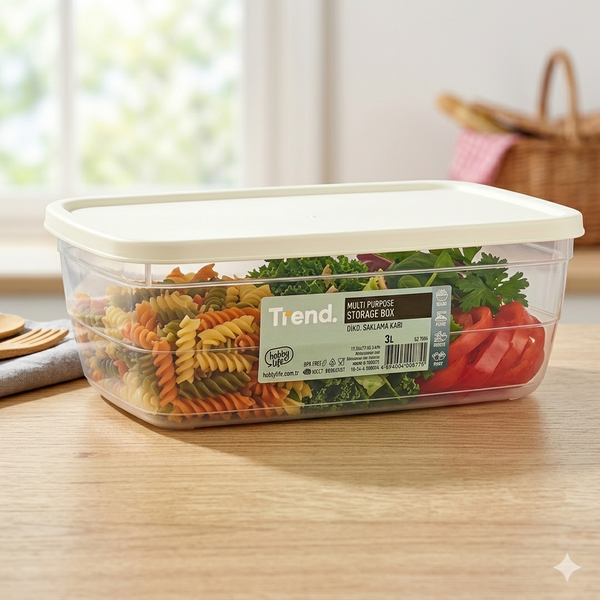 Large 3L Multi-Purpose Food Storage Box