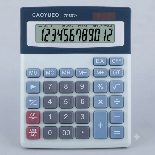 12 Digit Dual Power Calculator