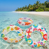 Lively Print Inflatable Swim Ring for Kids