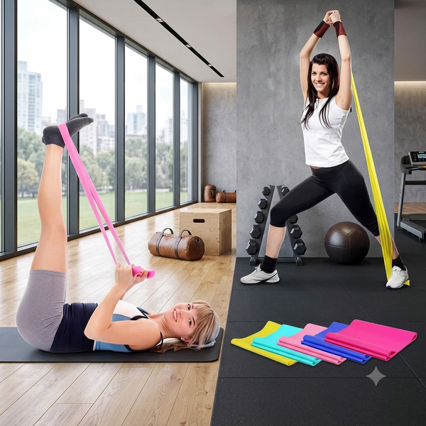 Rubber Elastic Resistance Exercise Band