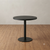 Round Bar Table 104 cm Height with Black Pedestal Base