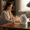 Portable Mini Table Fan Heater with Handle