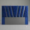 Stylish Modern Headboard with Unique Fan-Panel Design