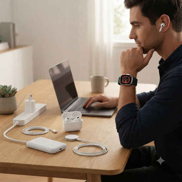 Smart Watch and Earphone Combo