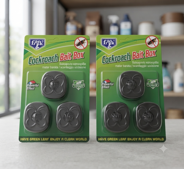 Roach Bait Box for Household Cockroach Control