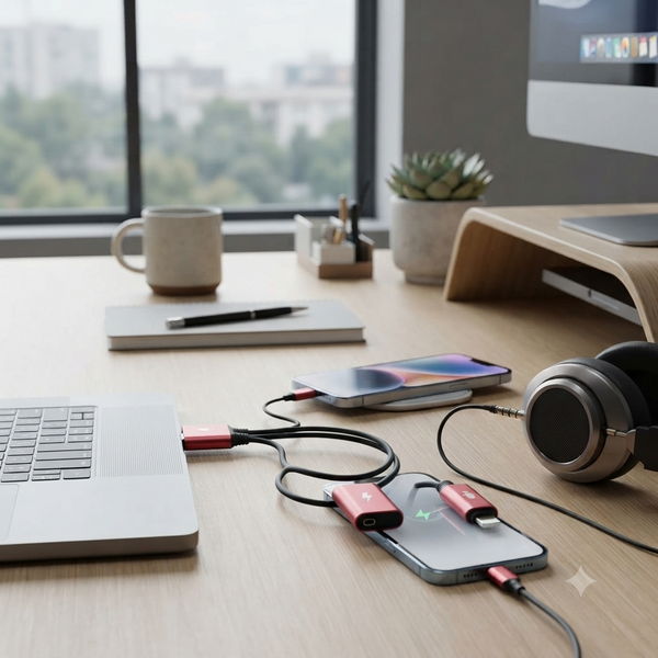 3 in 1 Charging Audio Call Converter