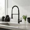 Single Handle Stainless Steel Pull Down Kitchen Sink Sprayer Tap