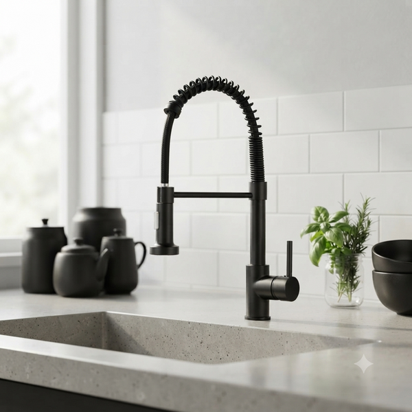 Single Handle Stainless Steel Pull Down Kitchen Sink Sprayer Tap