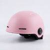 Open-Face Helmet with Clear Visor in pink, showcasing a lightweight design and practical features.