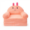 Childrens Animal Sofa Chair designed with a cute bunny face, perfect for kids to relax and play.