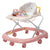 Infant Walker with Activity Tray featuring a padded seat, integrated activity area, and multiple wheels for baby support.