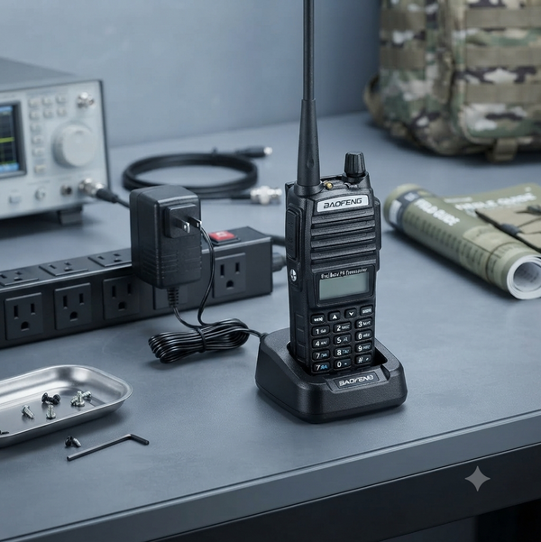 Baofeng UV-5R Walkie Talkie With FM Radio Channels