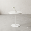 Round Bar Table 104 cm Height with Black Pedestal Base