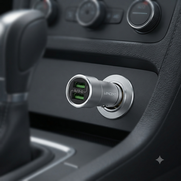 Portable Dual Usb Car Charger