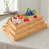 3 Piece Classy Bamboo Tray Set