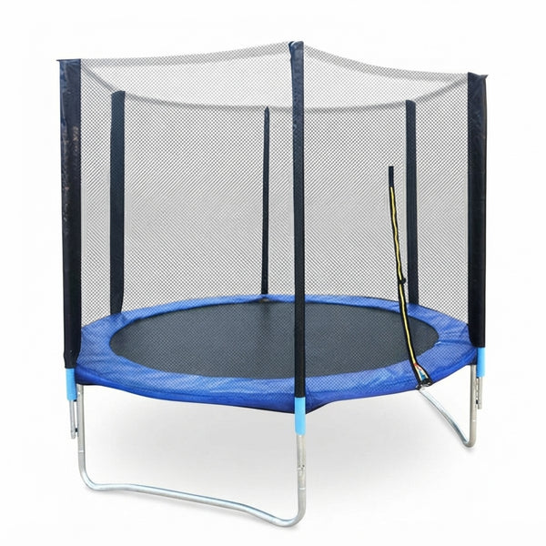 2.44m Outdoor Trampoline With Enclosure Safety Net