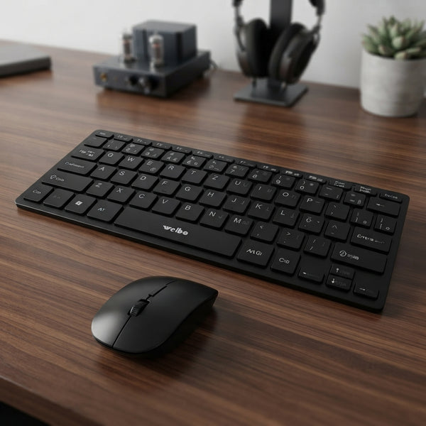 Portable Computer Wireless Keyboard Set and Mouse
