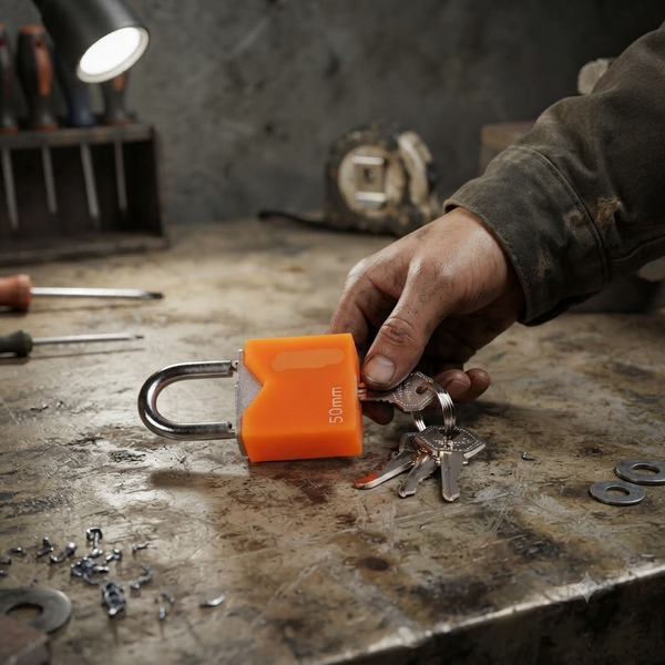 50mm Iron Padlock with Two Keys