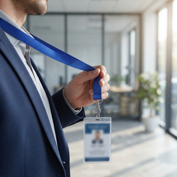 Neck Lanyard with Metal Clip