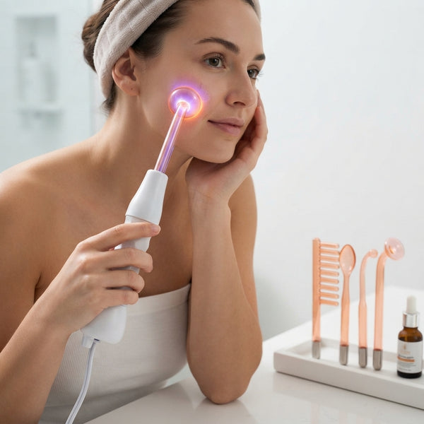 Portable High Frequency Electrotherapy Wand Device