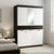 Modern 3-Door Storage Wardrobe with Multiple Compartments in a stylish bedroom setting.