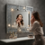 Square Crushed Crystal Decorative Wall Mirror