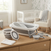 Baby Foldable Bath Tub Set