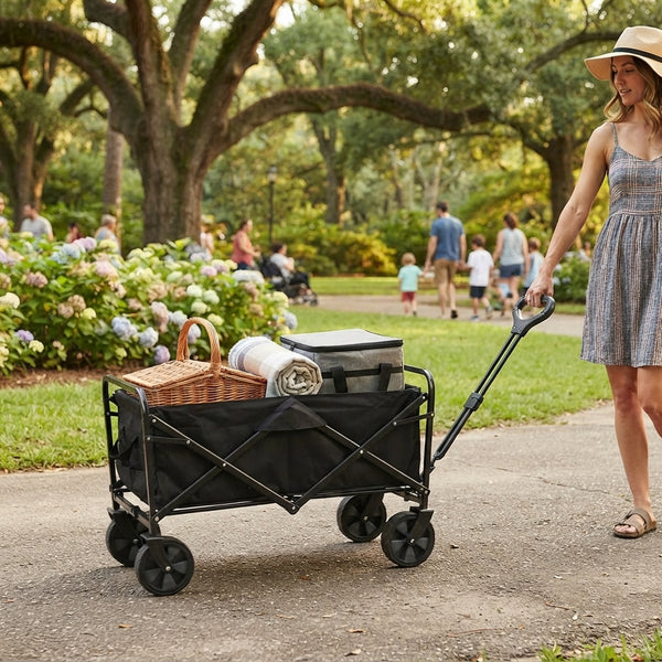 Outdoor Large Capacity Folding Wagon Truck Trolley