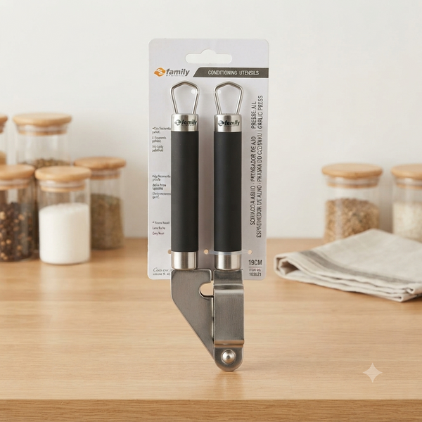 Stainless Steel Garlic Crusher