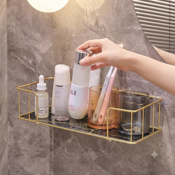 Big Bathroom Vanity Storage Rack