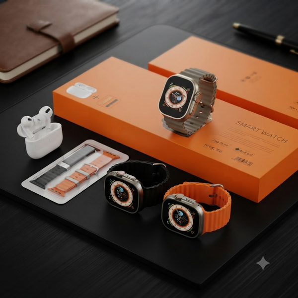 3 in 1 Smart Watch with Earbuds