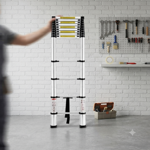 5.8m Aluminium Telescopic Ladder