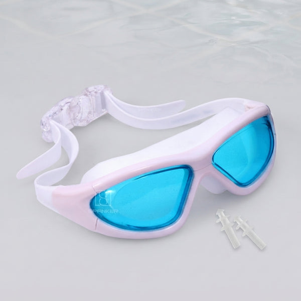 Protective Film Swimming Goggles With Ear Plugs