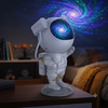 360-Degree Rotating Magnetic Head Astronaut Galaxy Projector