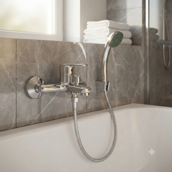 Bath Mixer With Hand Shower for Bathroom