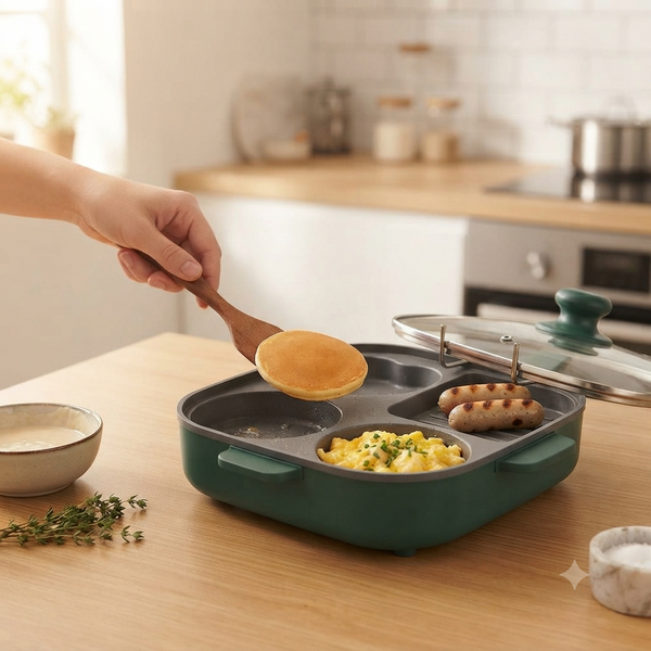 3 In 1 Non-Stick Frying Pan