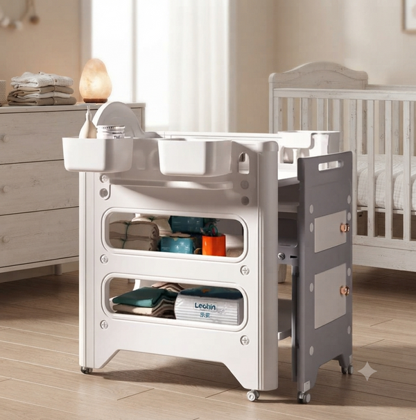 Multifunctional Bathroom Baby Pull-out Diaper-Changing Table