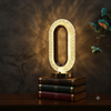 Oval Crystal Table Lamp