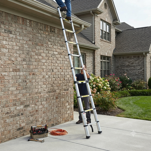 5.8m Aluminium Telescopic Ladder