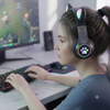 Wireless Cat Ear Bluetooth Headphones with LED Lights