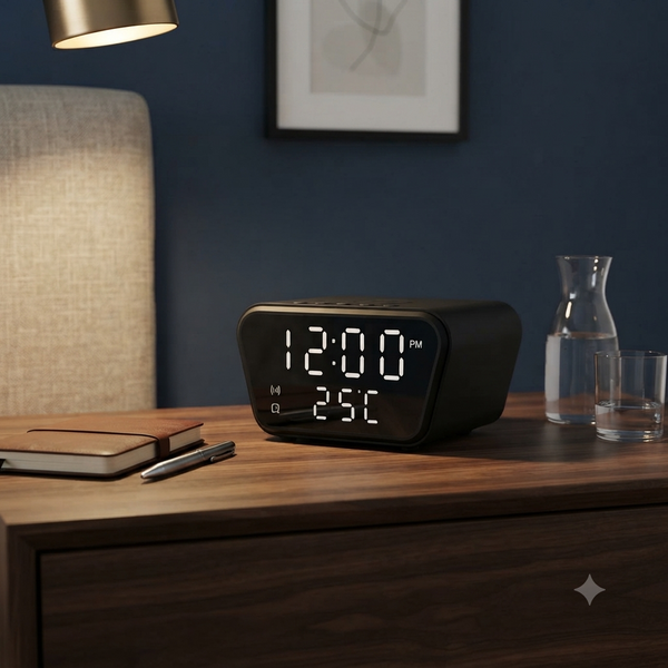 Fast Charging Wireless Alarm Clock